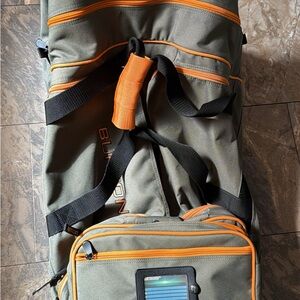 Vintage Burton Rolling Duffel Bag